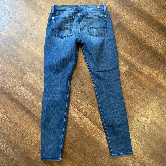 7 For All Mankind Gwenevere Skinny Jeans - Size 29 - Picture 3 of 8